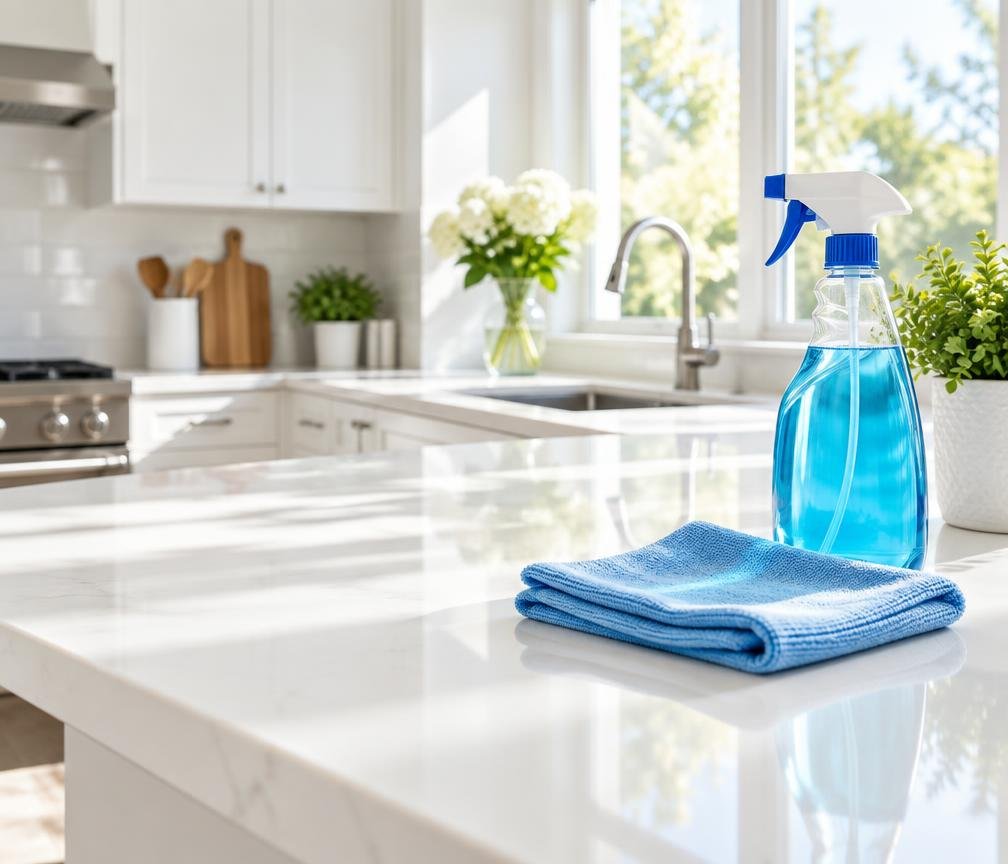 A professionally cleaned home